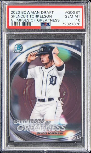 2020 Bowman Draft Spencer Torkelson Glimpses Of Greatness #GOGST card image