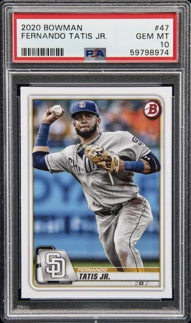 2020 Bowman Fernando Tatis Jr. #47 card image