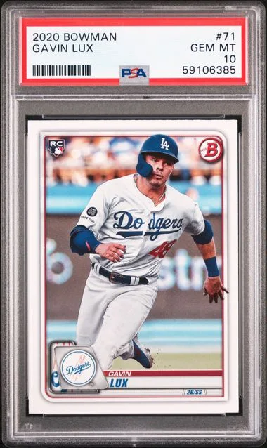 2020 Bowman Gavin Lux #71 card image