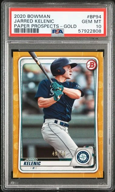 2020 Bowman Jarred Kelenic Paper Prospects #BP94 card image