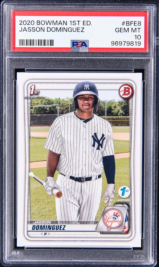 2020 Bowman Jasson Dominguez 1st Edition #BFE-8 card image