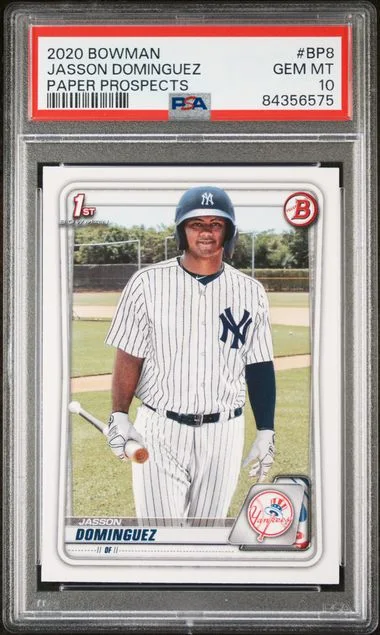 2020 Bowman Jasson Dominguez Paper Prospects #Bp8 card image