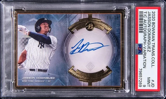 2020 Bowman Jasson Dominguez Transcendent Collection Autograph Variation #JD card image