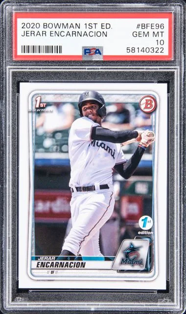 2020 Bowman Jerar Encarnacion 1st Edition #BFE96 card image