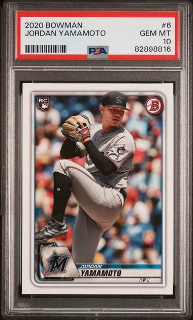 2020 Bowman Jordan Yamamoto #6 card image