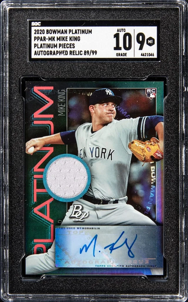 2020 Bowman Platinum Mike King Pieces #PPAR-MK card image