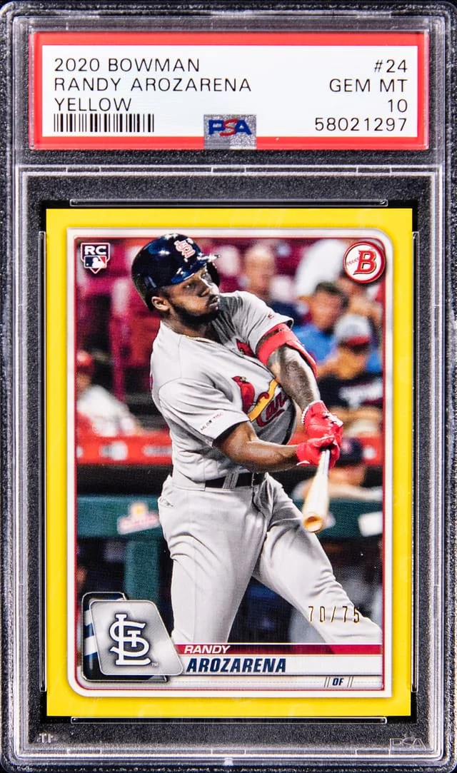 2020 Bowman Randy Arozarena #24 card image