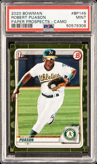 2020 Bowman Robert Puason Paper Prospects Camo #BP145 card image