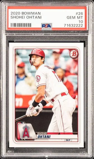 2020 Bowman Shohei Ohtani #26 card image