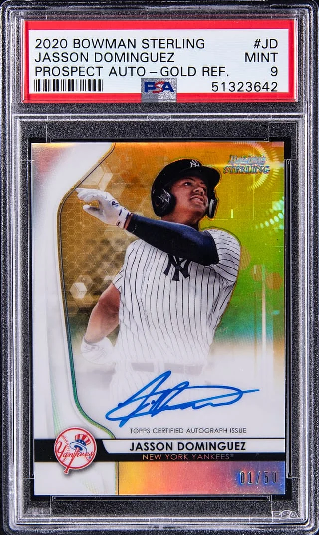 2020 Bowman Sterling Jasson Dominguez Prospect Autographs #JD card image