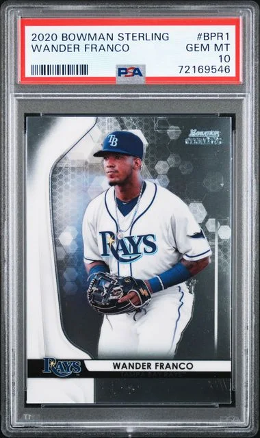 2020 Bowman Sterling Wander Franco #BPR1 card image