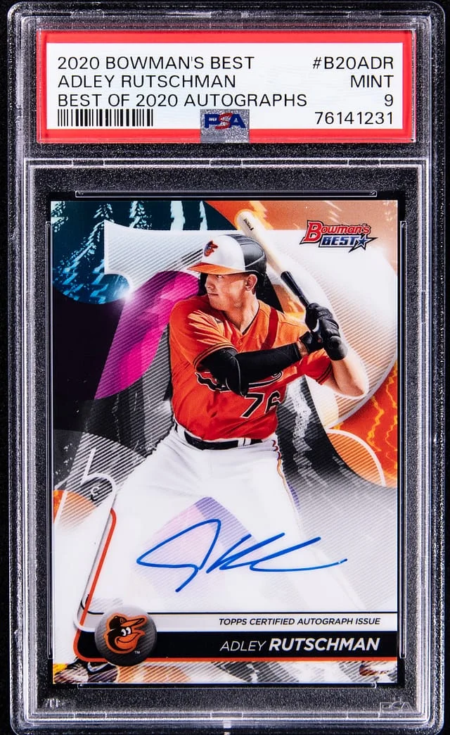 2020 Bowman's Best Adley Rutschman Best of 2020 Autographs #B20ADR card image