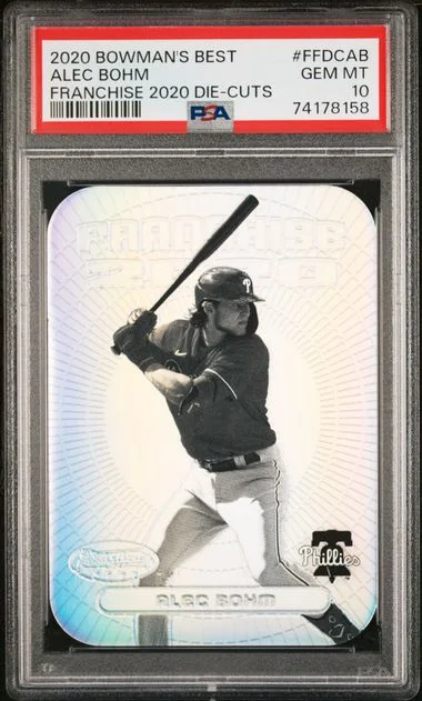 2020 Bowman's Best Alec Bohm Franchise 2020 Die-Cuts #FFDCAB card image