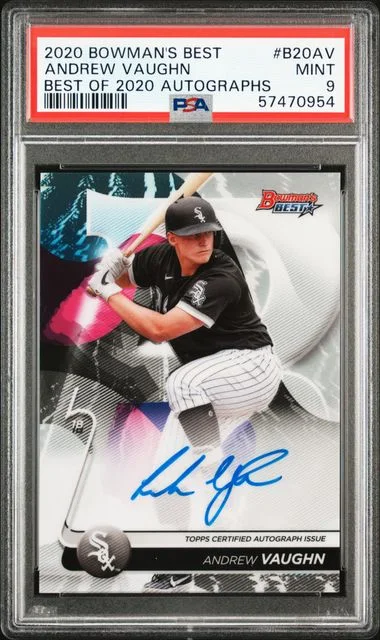 2020 Bowman's Best Autographs B20Av Andrew Vaughn Best Of #2020 card image