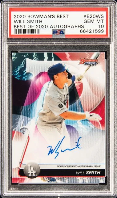 2020 Bowman's Best Autographs B20Ws Will Smith Best Of #2020 card image