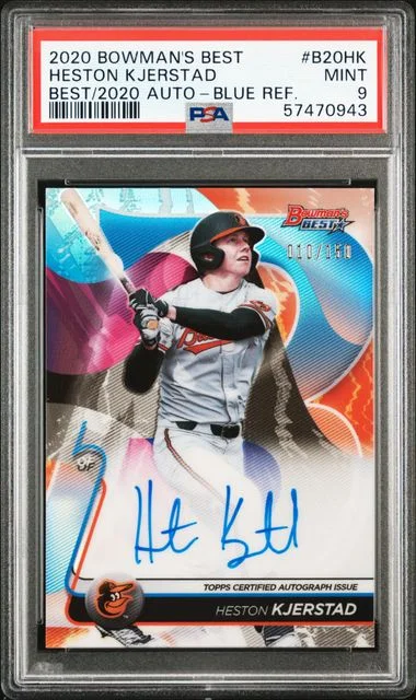 2020 Bowman's Best Autographs Blue Refractor B20Hk Heston Kjerstad Best Of #2020 card image