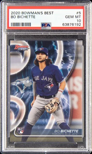 2020 Bowman's Best Bo Bichette #5 card image