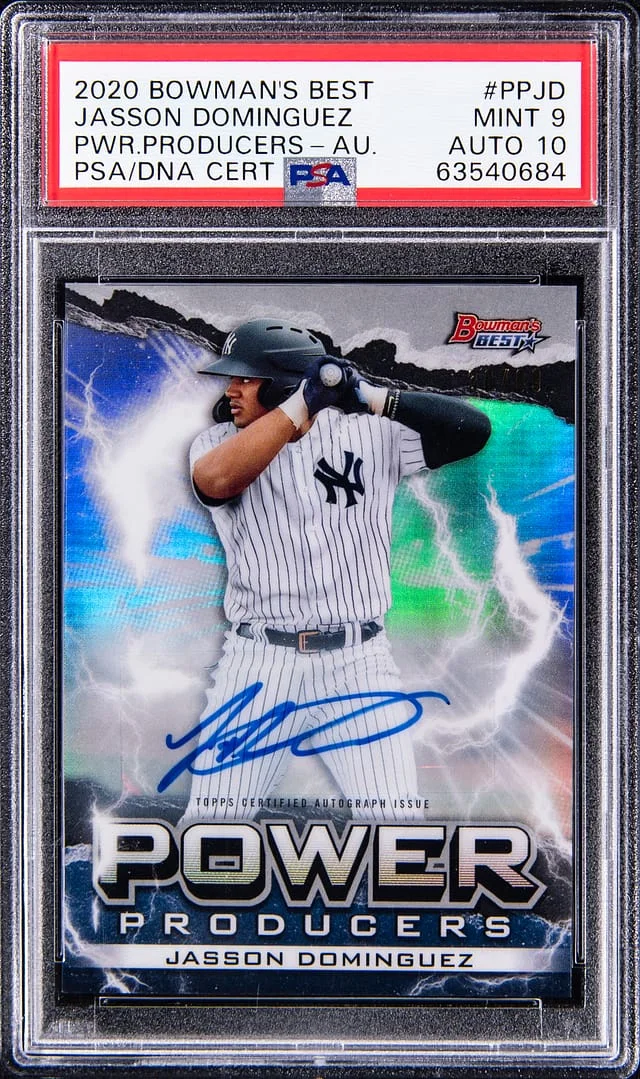 2020 Bowman's Best Jasson Dominguez Power Producers-Autograph #PPJD card image