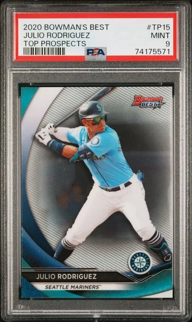 2020 Bowman's Best Julio Rodriguez Top Prospects #TP15 card image