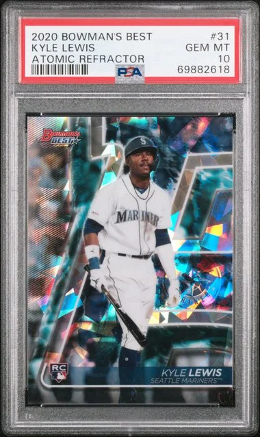2020 Bowman's Best Kyle Lewis Atomic Refractor #31 card image