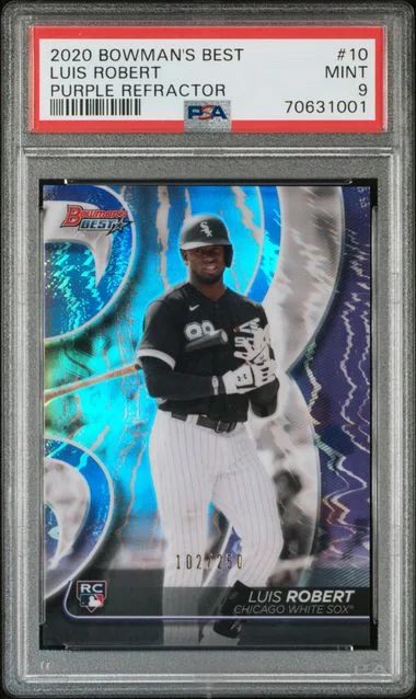 2020 Bowman's Best Luis Robert #10 card image