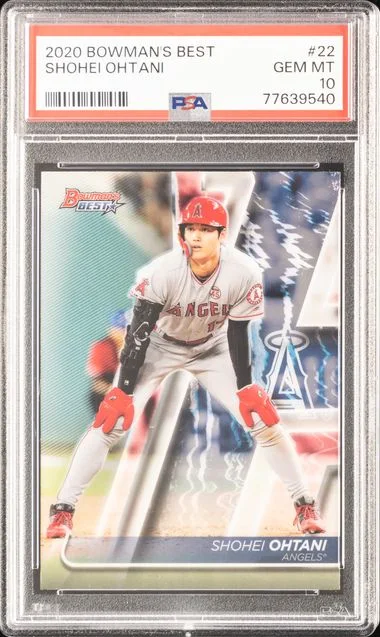 2020 Bowman's Best Shohei Ohtani #22 card image
