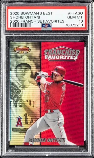 2020 Bowman's Best Shohei Ohtani 2000 Franchise Favorites #FFA-SO card image