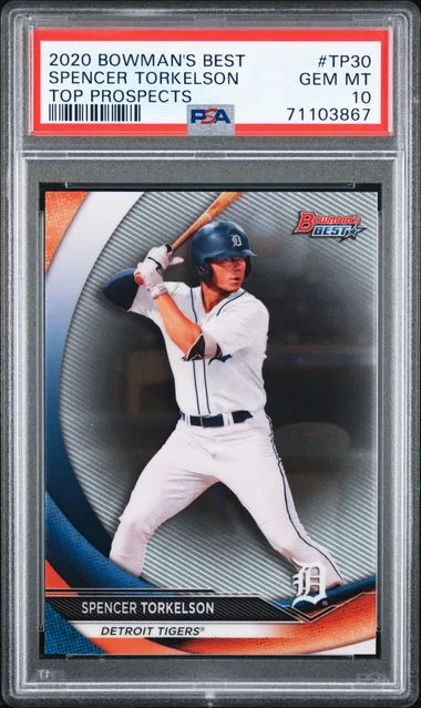 2020 Bowman's Best Spencer Torkelson Top Prospects #TP30 card image
