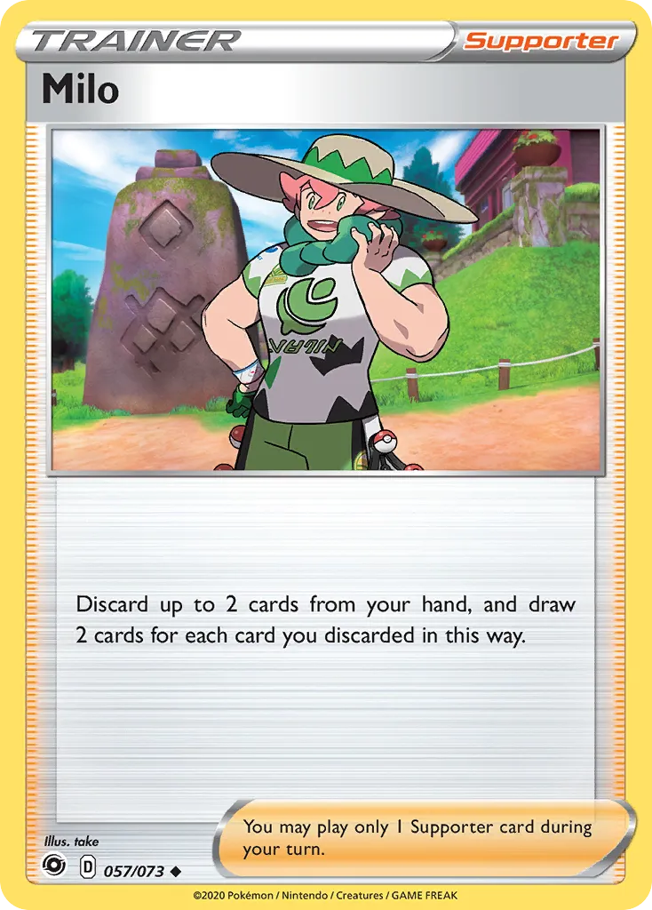 2020 Champion's Path Milo Uncommon #57/73 Uncommon card image