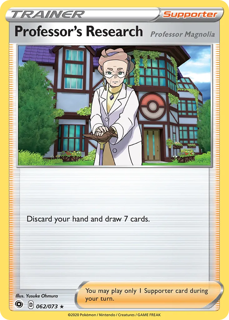 2020 Champion's Path Professor's Research (Professor Magnolia) #62/73 Rare Holo card image