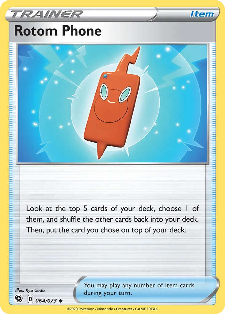 2020 Champion's Path Rotom Phone Uncommon #64/73 Uncommon card image
