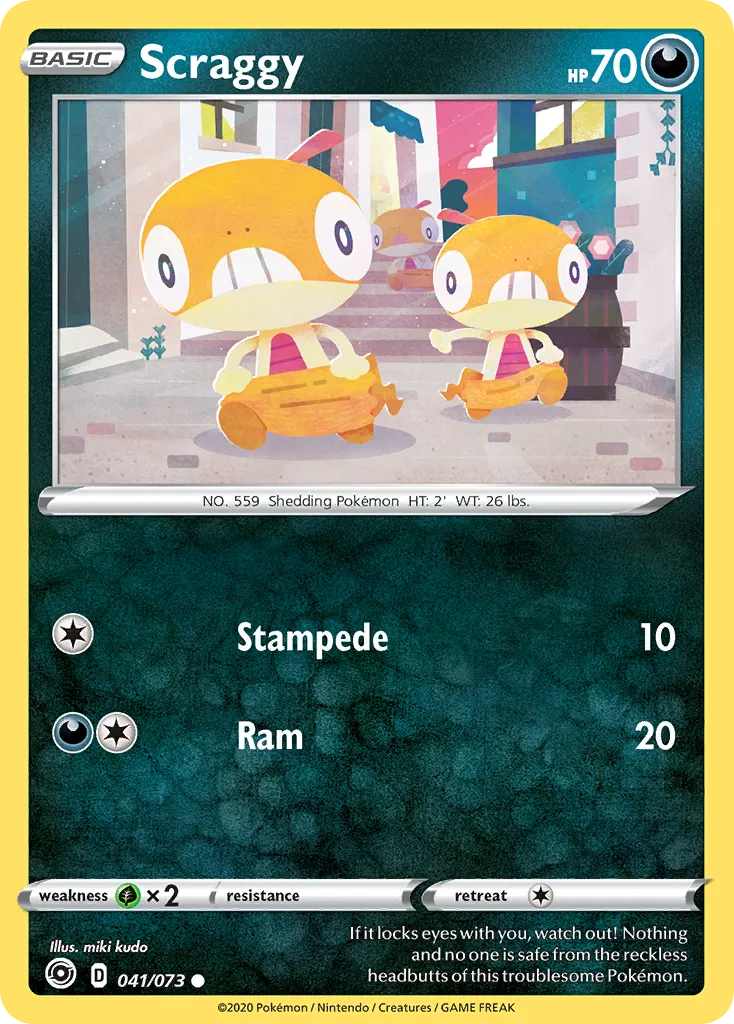 2020 Champion's Path Scraggy Common #41/73 Common card image