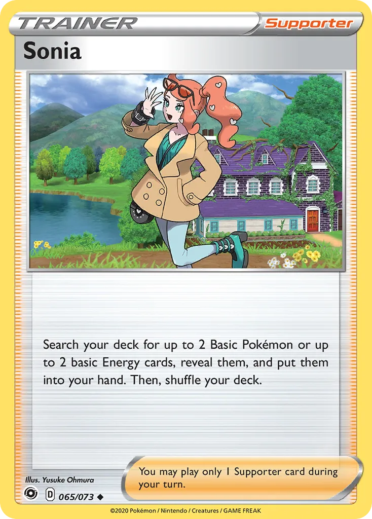 2020 Champion's Path Sonia Uncommon #65/73 Uncommon card image