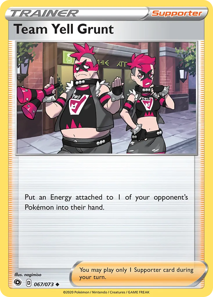 2020 Champion's Path Team Yell Grunt #67/73 Uncommon card image