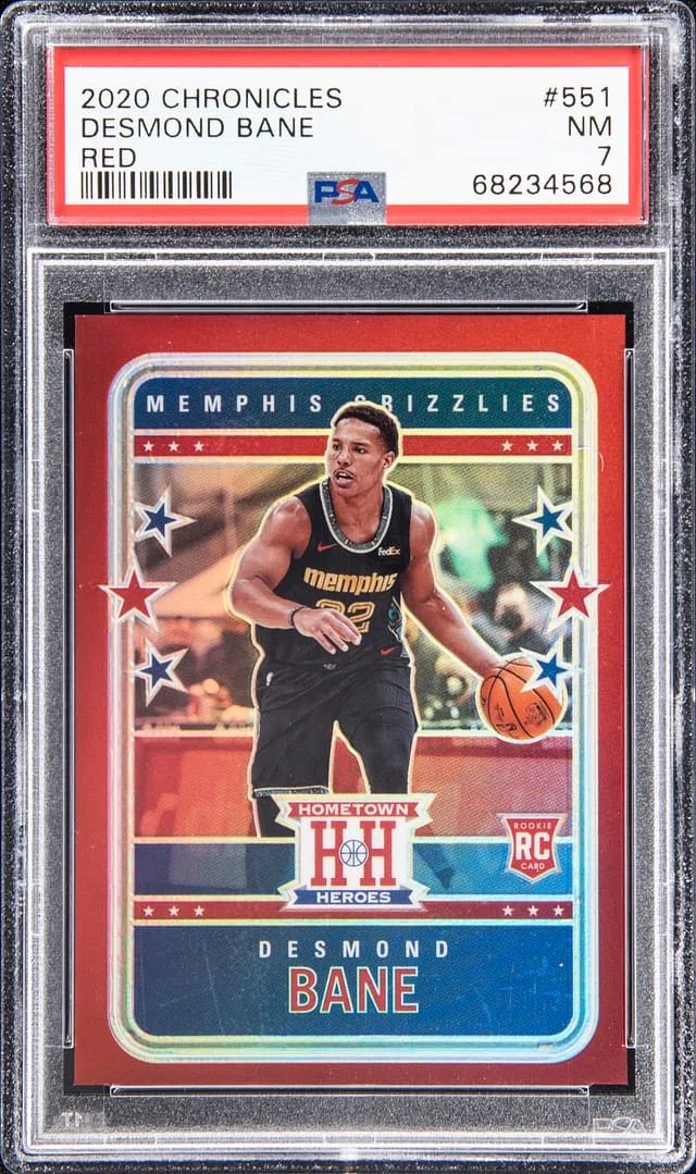 2020 Chronicles Desmond Bane Red #551 card image