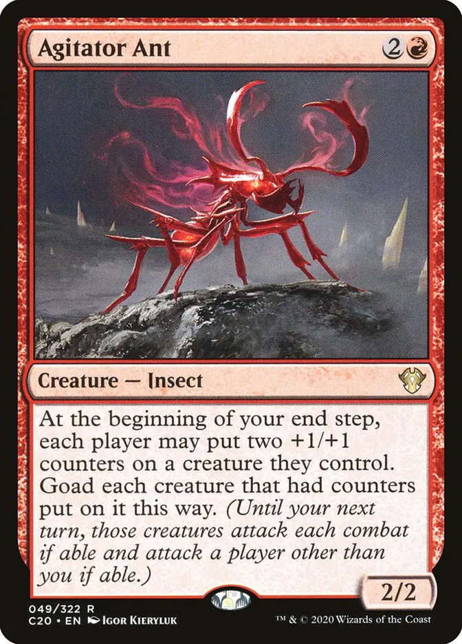 2020 Commander 2020 Agitator Ant rare #49 unlisted card image