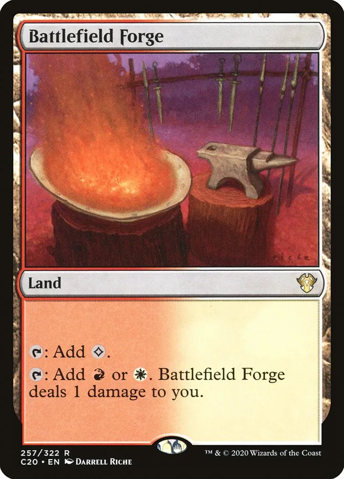 2020 Commander 2020 Battlefield Forge rare #257 unlisted card image