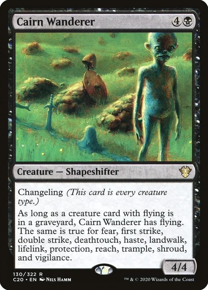 2020 Commander 2020 Cairn Wanderer rare #130 unlisted card image