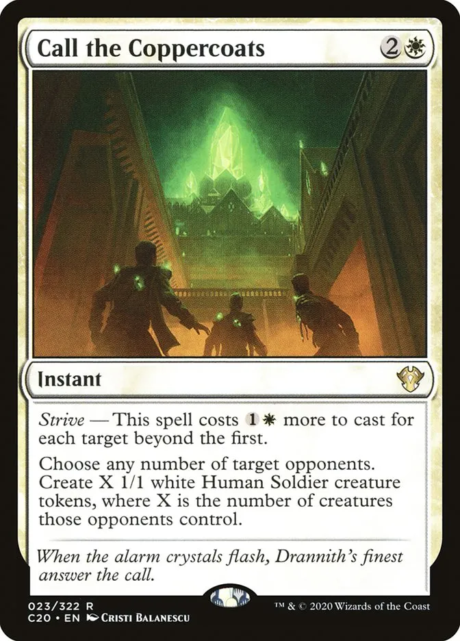 2020 Commander 2020 Call the Coppercoats rare #23 unlisted card image