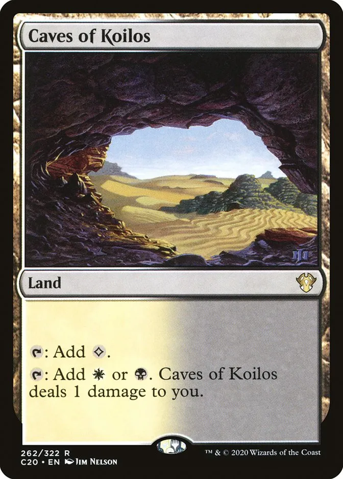 2020 Commander 2020 Caves of Koilos rare #262 unlisted card image