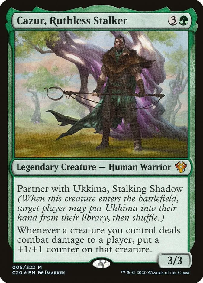 2020 Commander 2020 Cazur, Ruthless Stalker mythic #5 unlisted card image