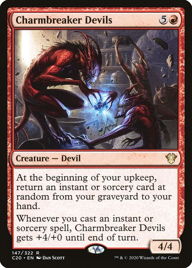 2020 Commander 2020 Charmbreaker Devils rare #147 unlisted card image