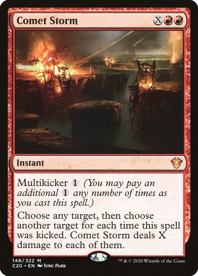 2020 Commander 2020 Comet Storm mythic #148 unlisted card image