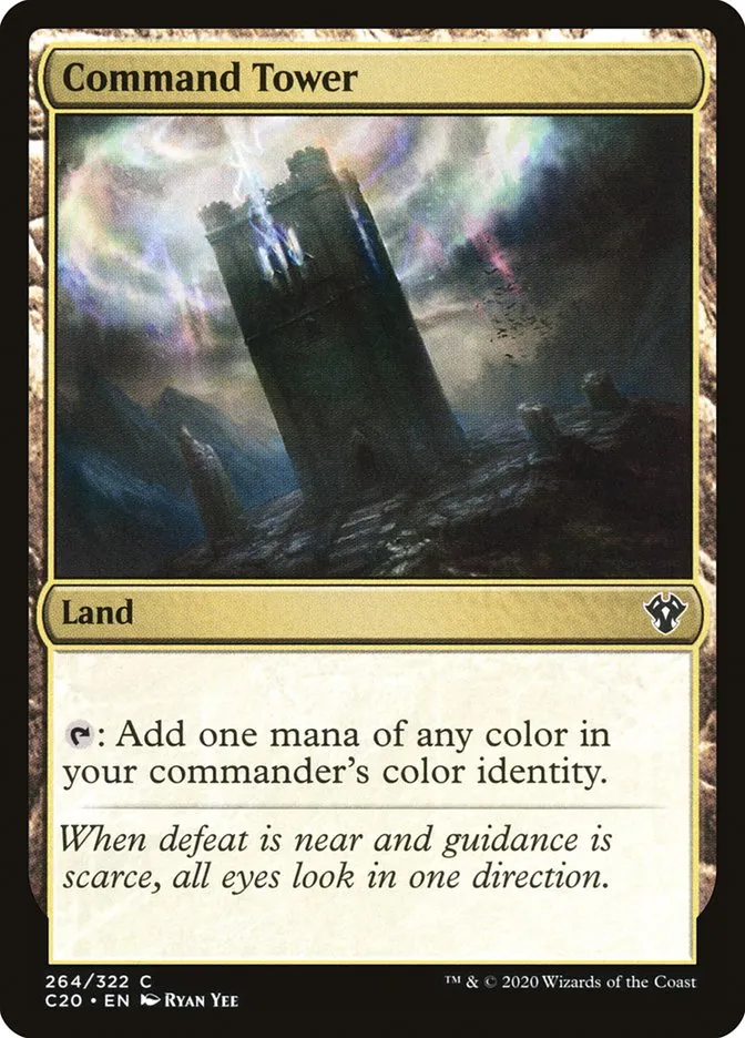2020 Commander 2020 Command Tower common #264 unlisted card image