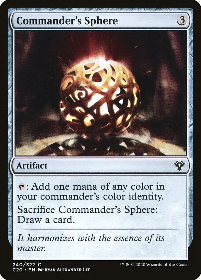 2020 Commander 2020 Commander's Sphere common #240 unlisted card image