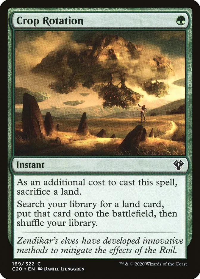 2020 Commander 2020 Crop Rotation common #169 unlisted card image