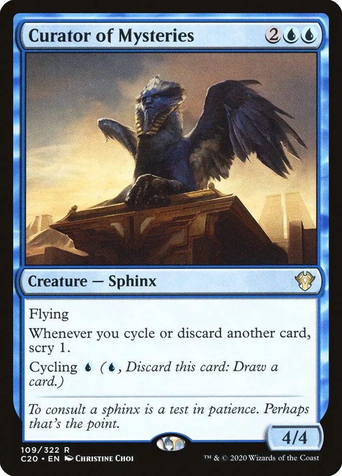 2020 Commander 2020 Curator of Mysteries rare #109 unlisted card image