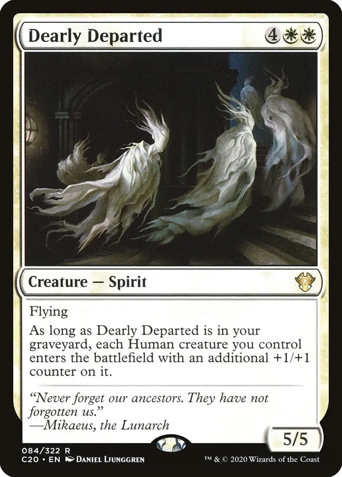2020 Commander 2020 Dearly Departed rare #84 unlisted card image