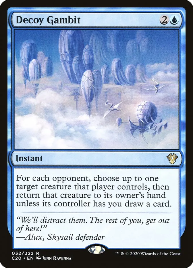 2020 Commander 2020 Decoy Gambit rare #32 unlisted card image