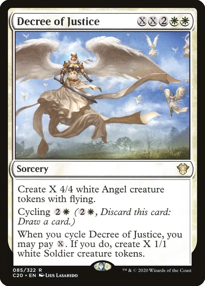 2020 Commander 2020 Decree of Justice rare #85 unlisted card image